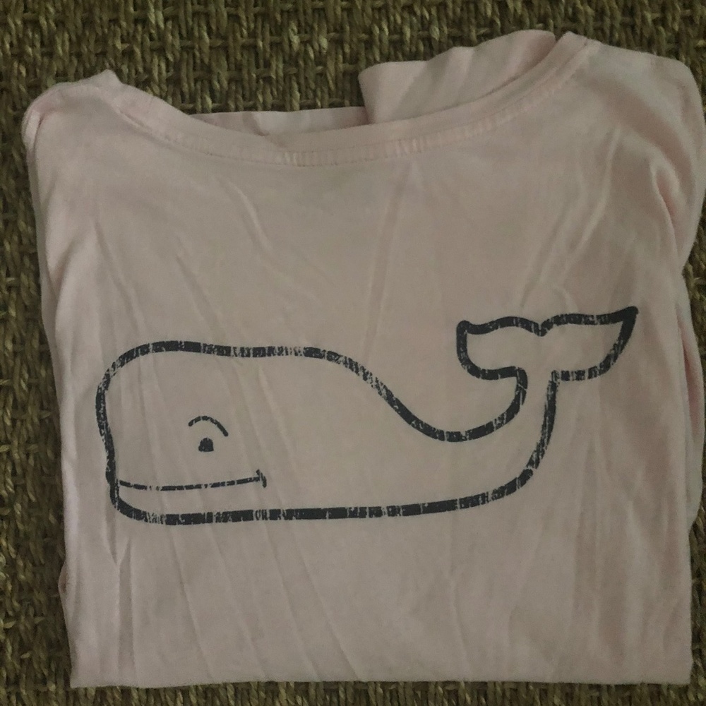 Light Pink Large Vineyard Vines Logo Tee Large